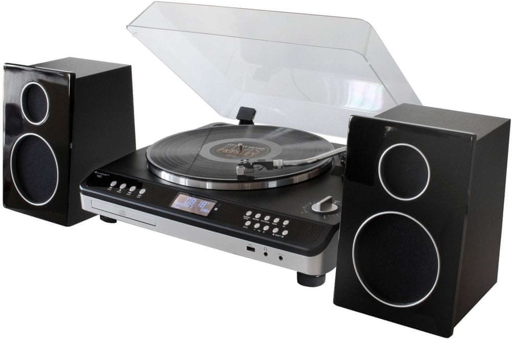 Soundmaster PL979SW srebrno-czarny
