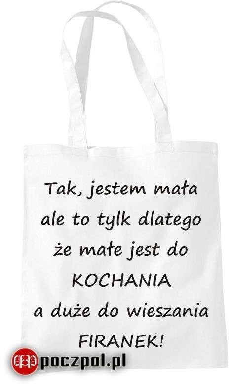 Poczpol Tak jestem mała... - torba bawełniana PRZPOC-0-1505