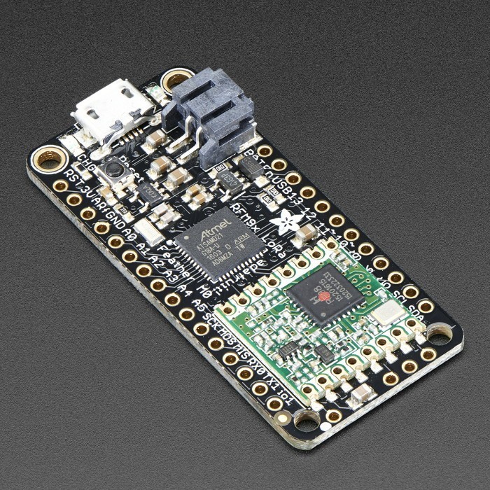 Adafruit Feather M0 + moduł radiowy 433MHz RFM95 LoRa - zgodny z Arduino ADA-06567