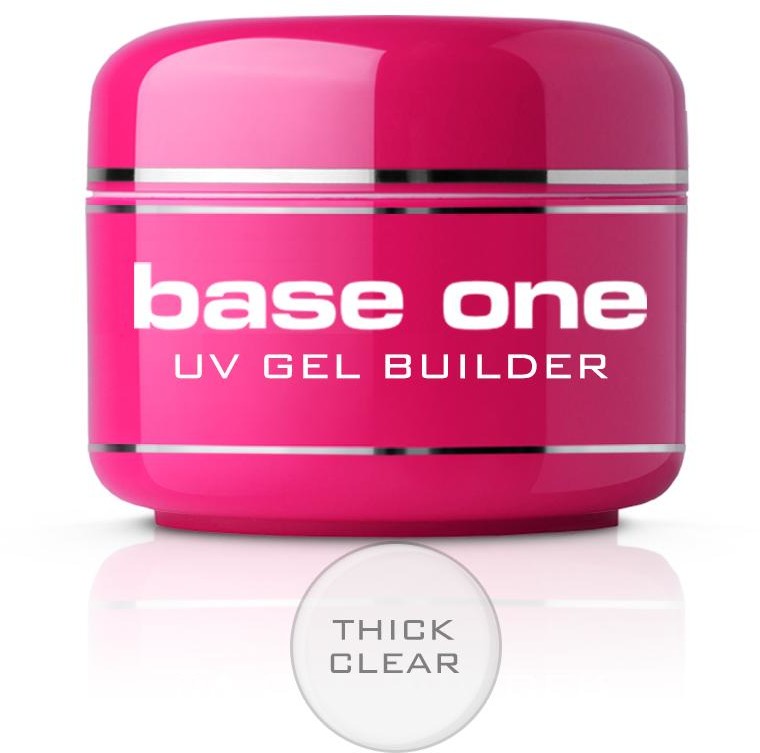 Silcare Base One Thick Clear bezbarwny żel budujący do paznokci 30g