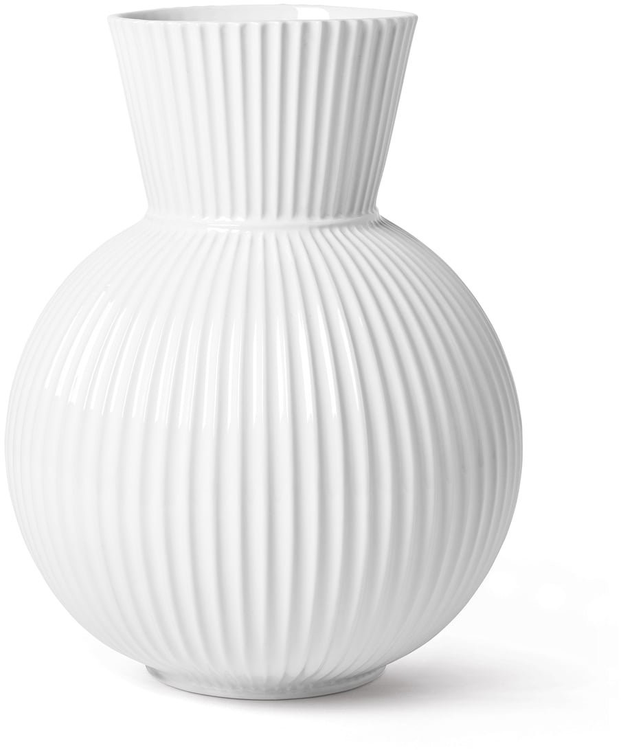 Lyngby Porcelain Lyngby Porcelain TURA Wazon 34 cm Biały 201461