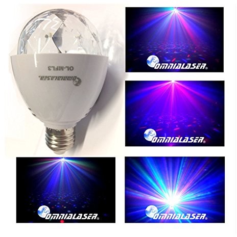 OmniaLaser OmniaLaser OL-MFL3 lampa LED E27 zmotoryzowana RGB Moonflower OL-MFL3