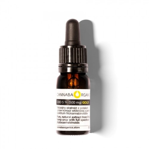Cannaba Organics Próbka ekstraktu pełne spektrum - Olej CBD 5% - 10 ml
