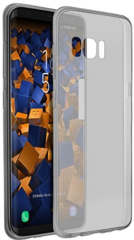 mumbi Ultraslim etui na Samsung Galaxy S8 pokrowiec ochronny przezroczysty czarny (Ultra Slim  0.70 MM) 22470