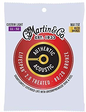 Martin Cordes Authentic Treated, Custom Light, 80/20 41Y18MA175T