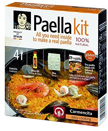 Carmencita Carmen Cita Paella Kit (opakowanie uzupełniające), oliwy z oliwek, ryżu, mieszanka przypraw, 415 G 2297