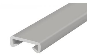 Quest Listwa poręczowa PCV STANDARD poręczówka 40x8 mm szary 1mb 460-54/PS-40-SZARY