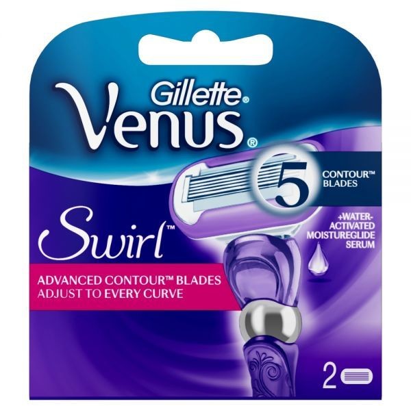 Gillette PROCTER & GAMBLE Wkłady do maszynki Venus Swirl (2 sztuki)