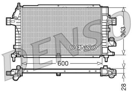 DENSO Chodnica wody DRM20100