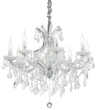 Ideal Lux Lampa wisząca NAPOLEON SP8 CROMO 167244