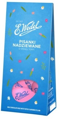 Wedel Bombonierka Pisanki nadziewane o smaku toffi 140g A94D-96639
