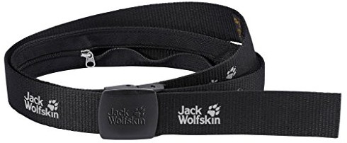 Jack Wolfskin Secret Wide pasek uniseks, czarny, jeden rozmiar 8000851