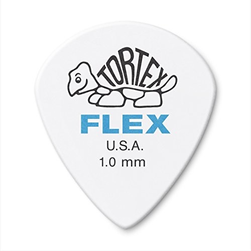 Dunlop Jim JIM 468P1.0 Tortex Flex Jazz III kostka gitarowa, 1,0 mm, biała - 12 sztuk 468P1.0