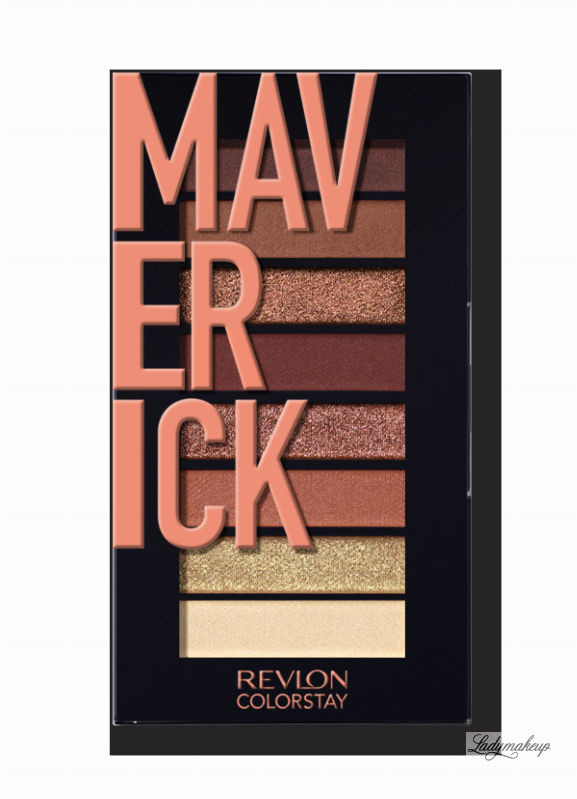 Revlon LOOKS BOOK PALETTE - Mini paleta cieni do powiek - 930 MAVERICK