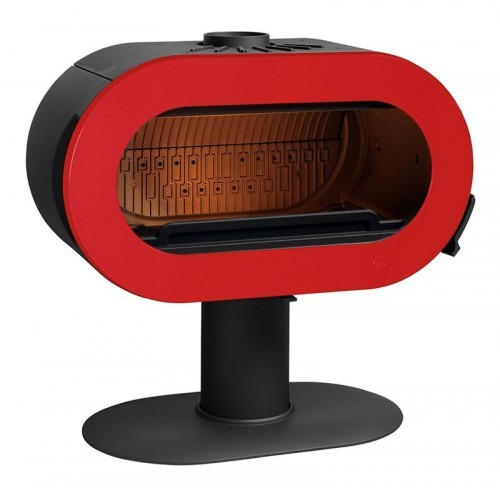 Invicta invicta1 Piec kominkowy FIFTY emalia czerwona 6480-47 6480-47