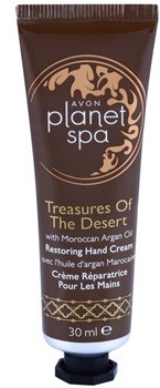 Avon Planet Spa Treasures Of The Desert krem do rąk z olejkiem arganowym 30 ml