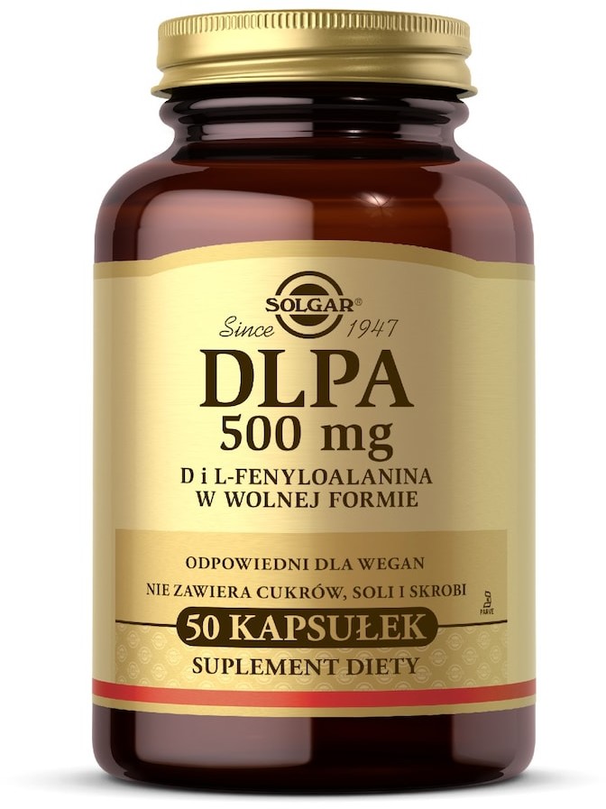 Solgar DLPA 500 mg 50 kapsułek