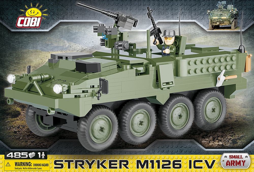 Cobi Stryker M1126 ICV. Amerykański kołowy wóz opancerzony