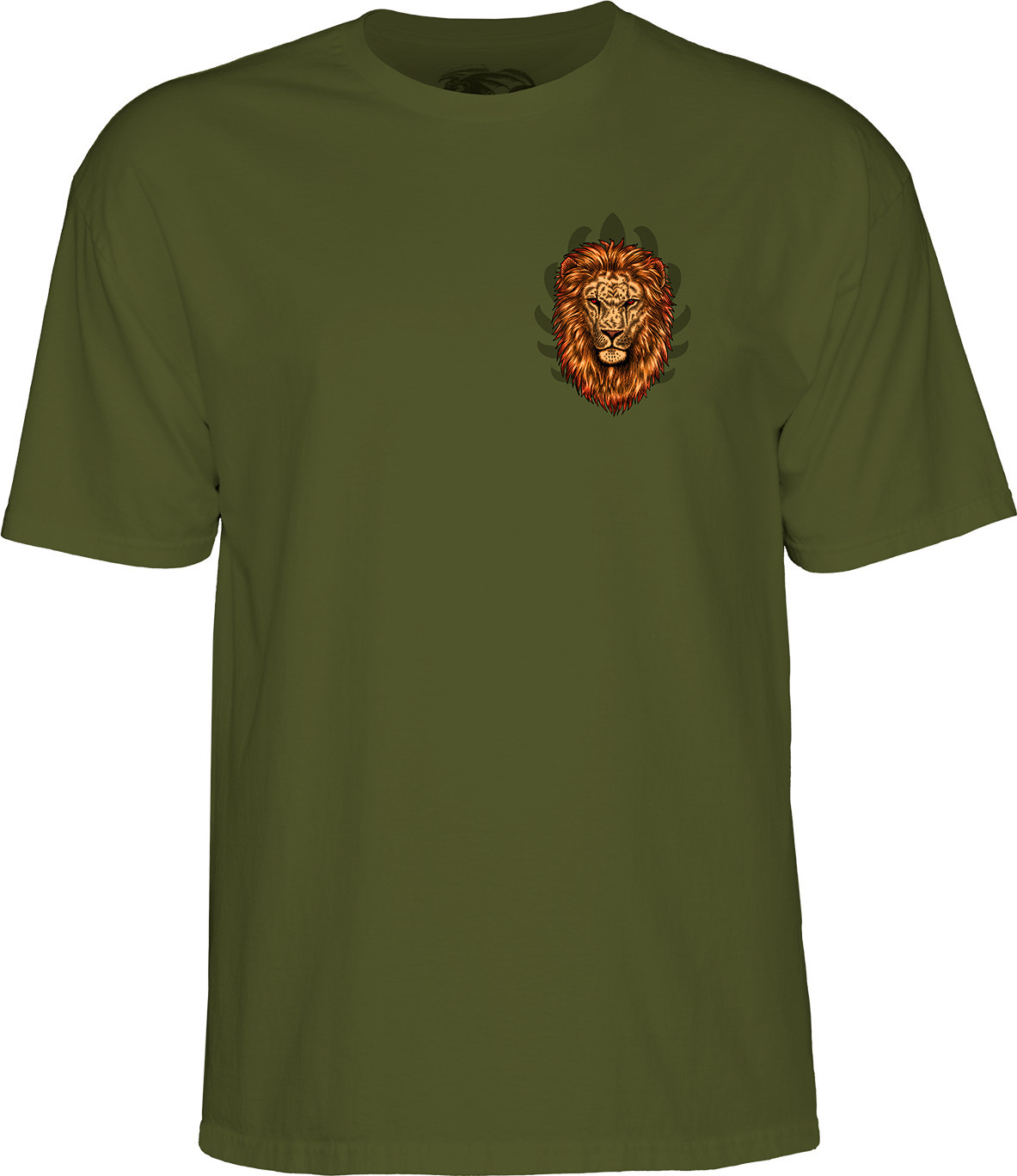 POWELL PERALTA t-shirt POWELL PERALTA SALMAN AGAH LION TEE Military Green