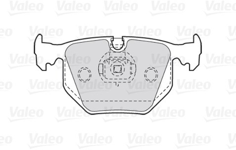 VALEO Klocki hamulcowe - komplet 301580