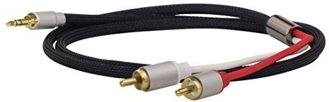 DynaVox kabel audio stereo 3,5 mm na cinch, różne długości 3m czarny