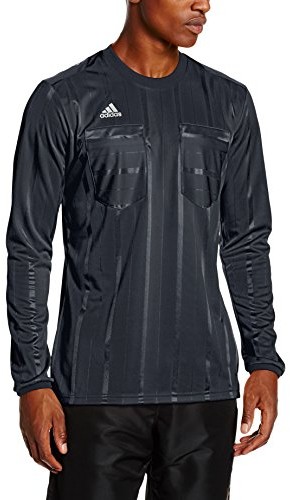 Adidas męski T-shirt UCL Ref Jersey, czarny, S 4055015663289