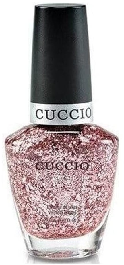 Cuccio Naturale 6135 Brokatowy różowy lakier do paznokci 13 ml Love potion NO. 9 U6135-COLOUR