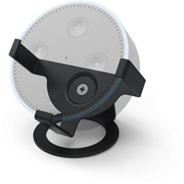 Hama -podstawką (2. generacji, w celu optymalnego dopasowania i prezentację Echo Dot, głośnik-stojak na stół,-uchwyt, odpowiedni do Amazon Echo Dot) czarna 00181518