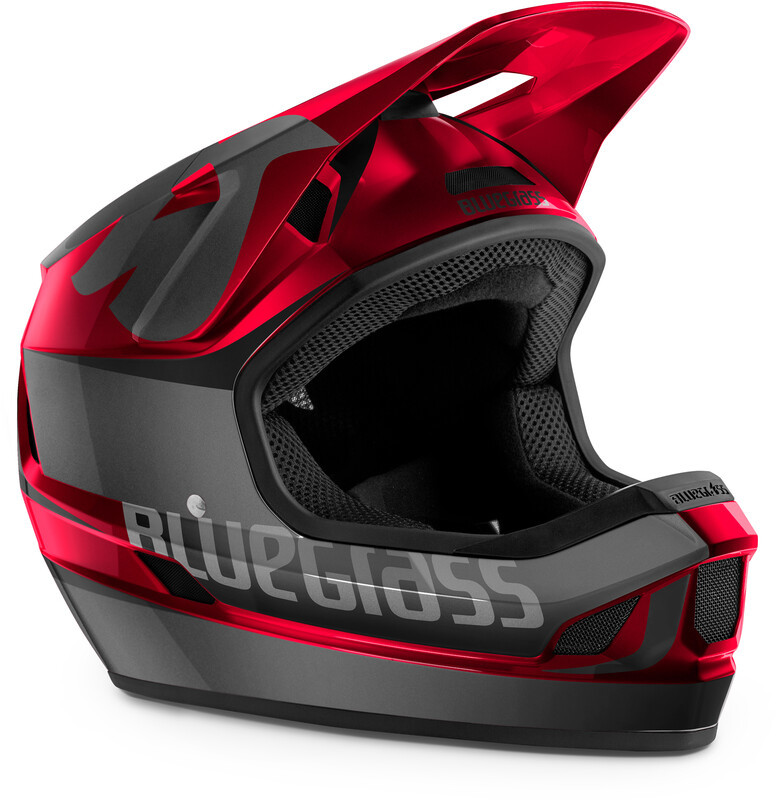 Bluegrass Legit Kask rowerowy, red metallic glossy/black matte L | 58-60cm 2021 Kaski BMX i Dirt 57100626