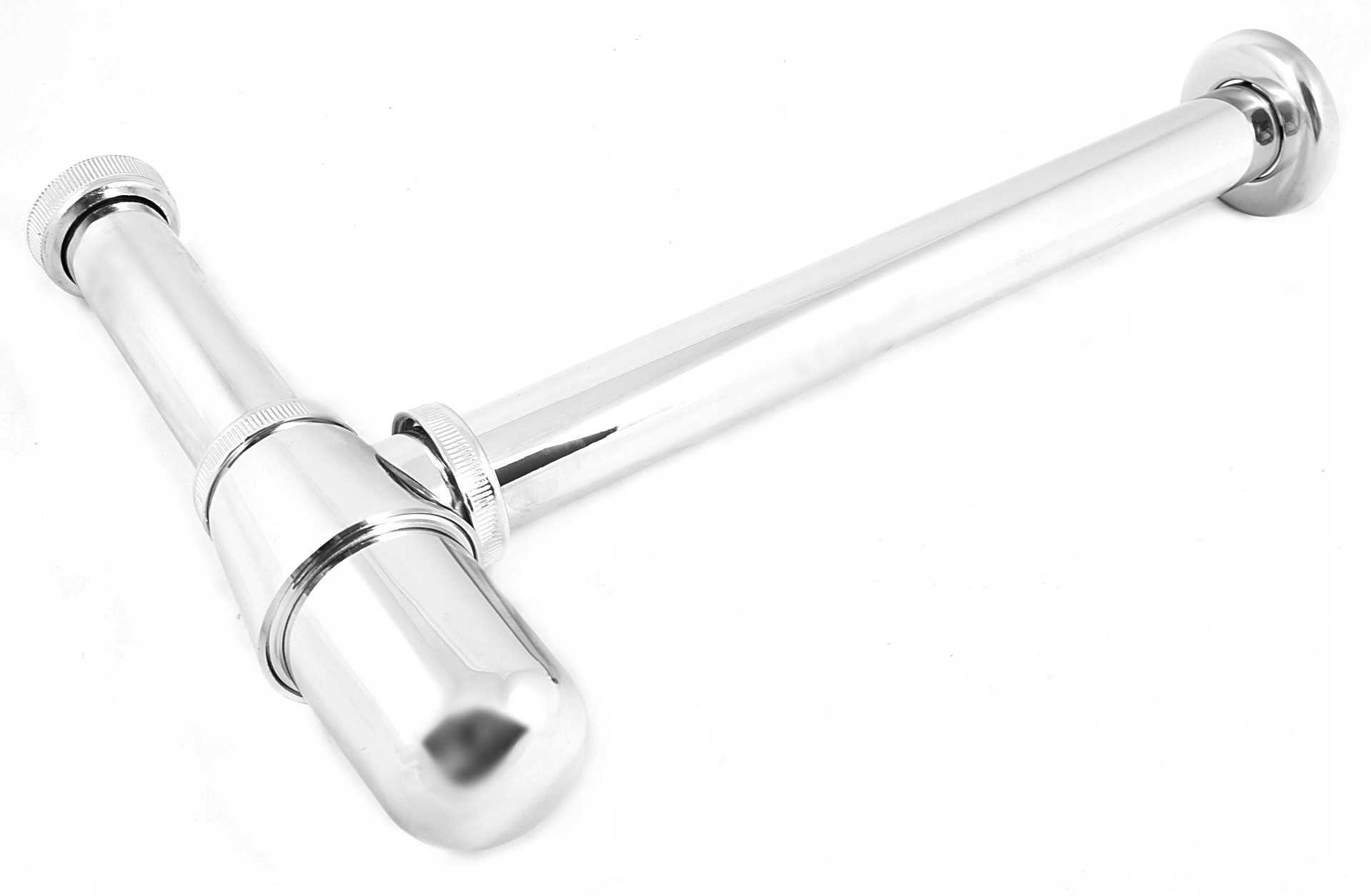 Syfon Umywalkowy Mosiężny Umywalka Chrom Okrągły 1