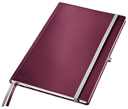 Leitz A4 notatnik, 80 kartek, Hard Cover, w zestawie 2 zakładek, Style 44760028