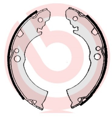 BREMBO Zestaw szczęk hamulcowych S 56 504