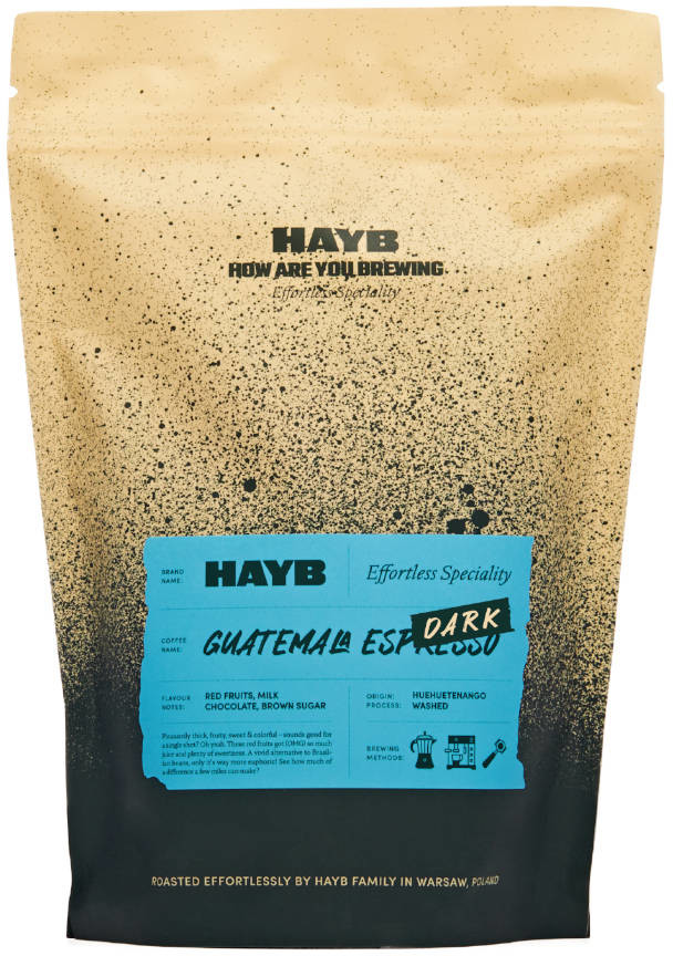 HAYB kawa ziarnista HAYB Gwatemala Dark Roas Espresso 1000g