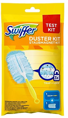 Swiffer Szybszy zestaw magnesu do kurzu (1 rączka + 1 zapasowa szmatka), rozmiar próbny (1 szt.) 4084500407633