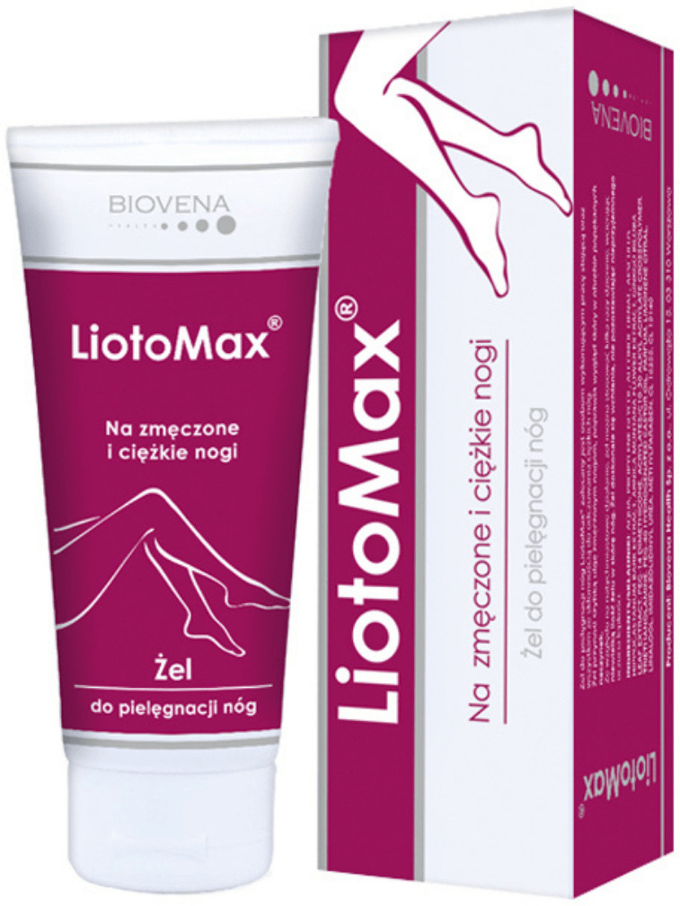 Biovena LiotoMax - żel do codziennej pielęgnacji nóg 75 g