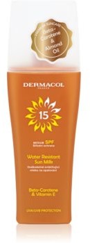 Dermacol Sun Water Resistant wodoodporne mleczko do opalania z atomizerem SPF 15 200ml