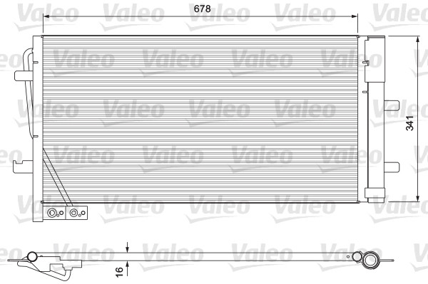 VALEO skraplacz 814169