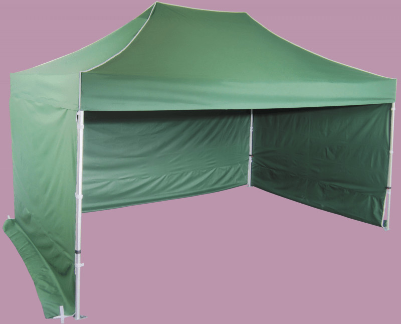 Opinie o Namiot ekspresowy 3x4,5m o konstrukcji aluminiowej z profilu sześciokątnego, Zielony