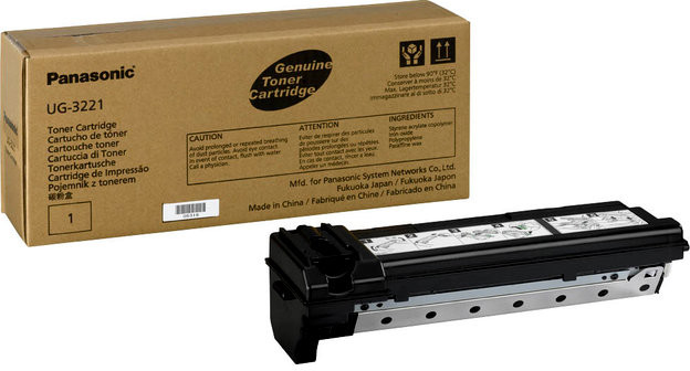 Panasonic Wyprzedaż Oryginał Toner do faksów UF490 UF4100 | 6 000 str | czarny black pudełko otwarte UG-3221-AUC_2_wyp