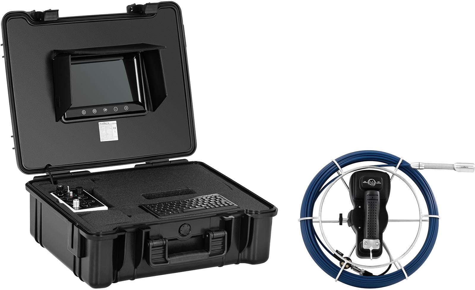 Steinberg Systems Steinberg Systems Kamera inspekcyjna 30 m 12 LED 9-calowy kolorowy wyświetlacz TFT SBS-EC-300A