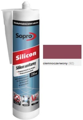 Sopro SILIKON SANITARNY- ciemnoczerwony, 310 ml