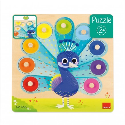 Diset Puzzle drewniane Goula Paw