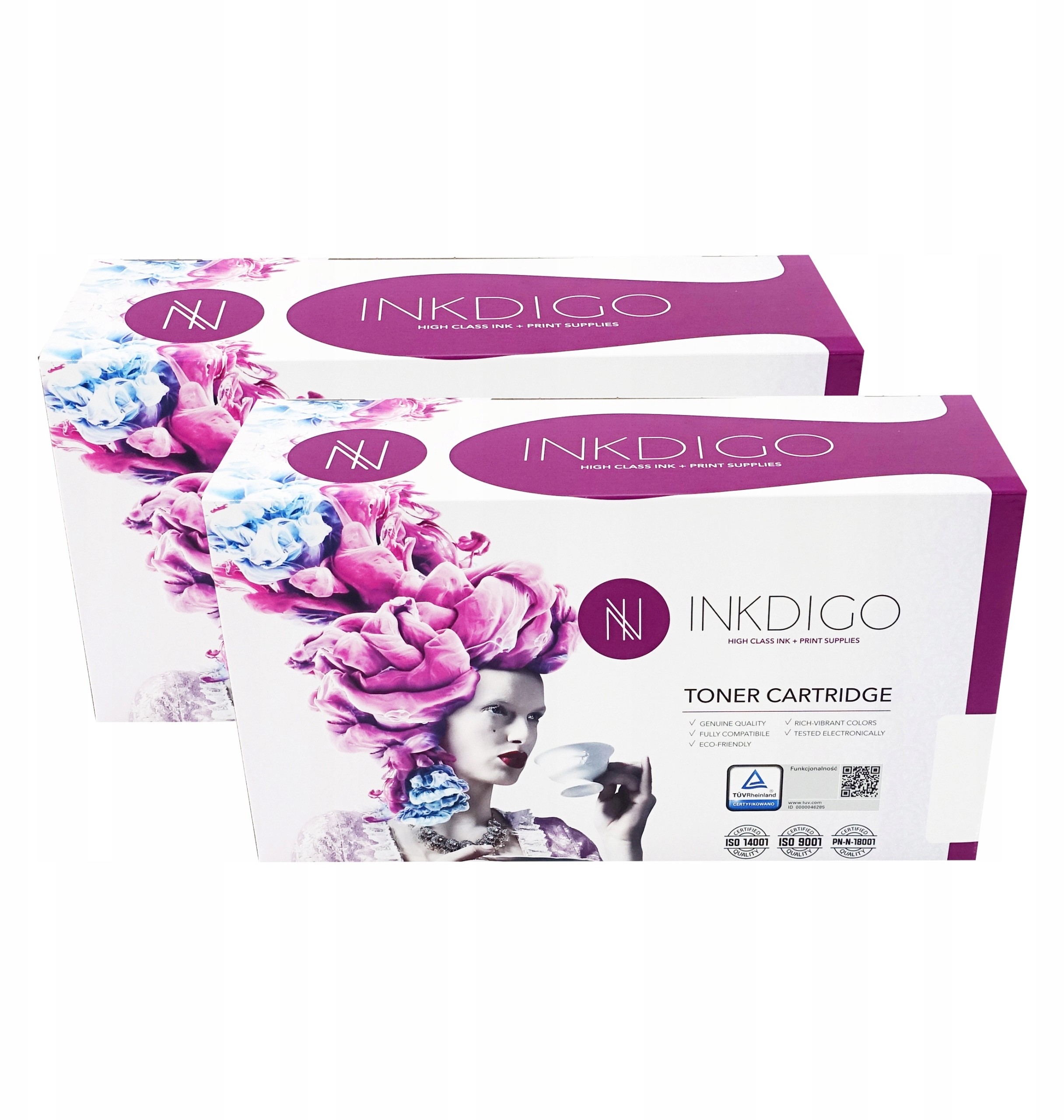 Toner + Bęben Inkdigo Lexmark 12A8302 + 24016SE