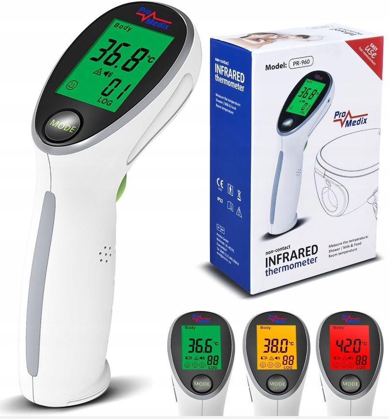 Termometr Lekarski Bezdotykowy Na Podczerwień