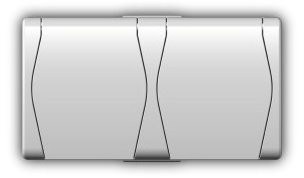 LEDart Elekroplast nadtynkowe 2X2P+Z HERMES 594461