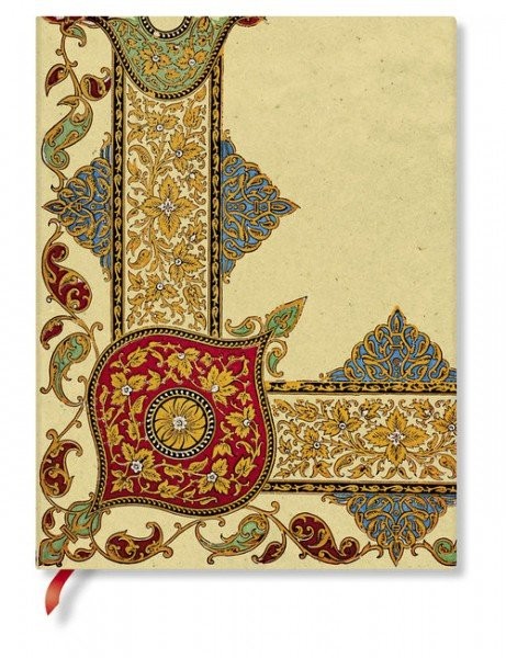 Paperblanks notatnik w linie, Visions of Paisley Ivory Kraft Ultra