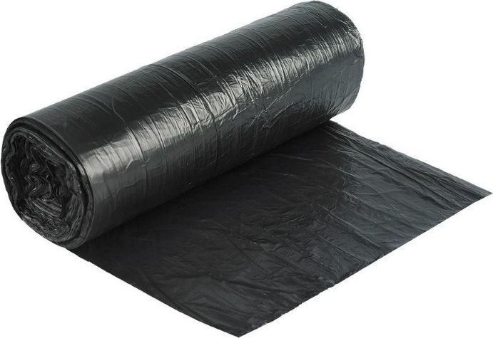 Aglo3 Aglo3 Worki na śmieci czarne folia recyklingowa HDPE 50 sztuk 35 l 540062/AGLO3