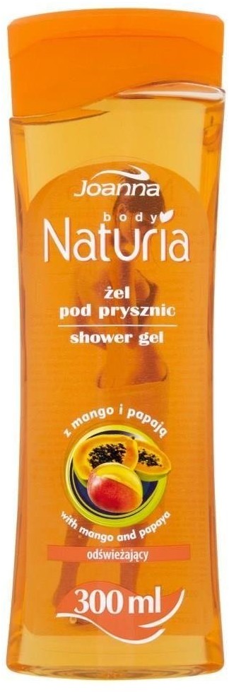 Joanna Naturia Refreshing Shower Gel odświeżający żel pod prysznic Mango & Papaja 300ml