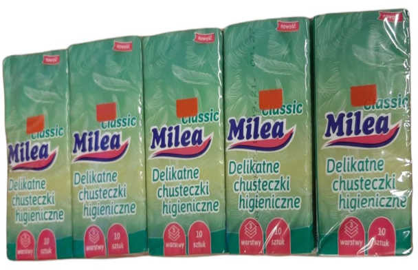 Milea Milea Classic Chusteczki higieniczne 10x10szt MILEA 482390