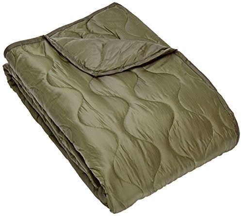 Mil-Tec Poncho Liner (kołdra pikowana), zielony, w rozmiarze uniwersalnym 14425001